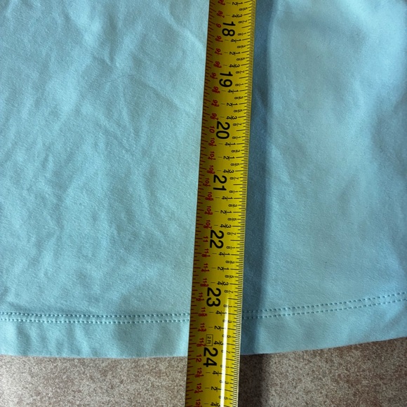 Lorna Jane Light Blue/Black Athletic Exercise Racerback Yoga Exercise Tank Top - Picture 9 of 9